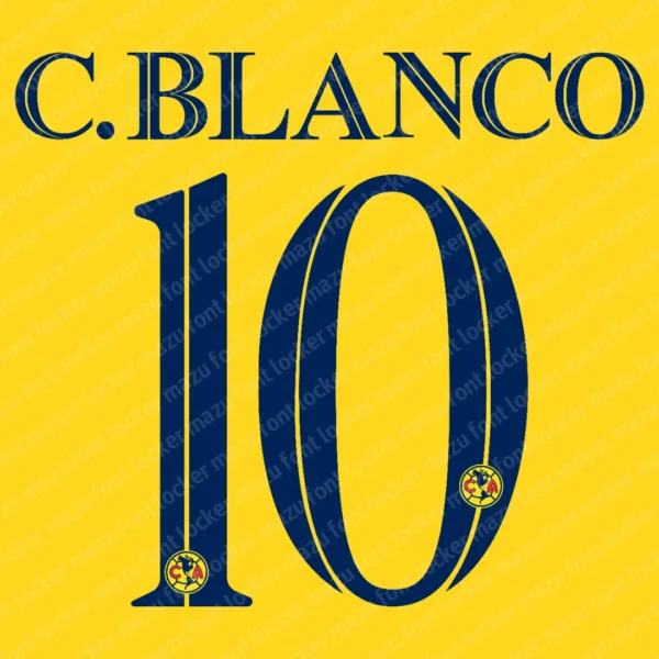 Club América 2006-2007 Font Vector – Stunning Las Águilas Legacy Masterpiece