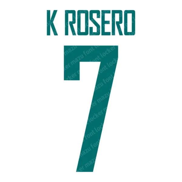 Club Necaxa 2026-2027 Font Vector – Epic Rayos Thunder Masterpiece