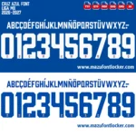 Cruz Azul 2026-2027 Font Vector – Epic La Máquina Blue Masterpiece