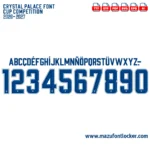 Crystal Palace 2026-2027 Font Vector – Stunning Eagles Masterpiece
