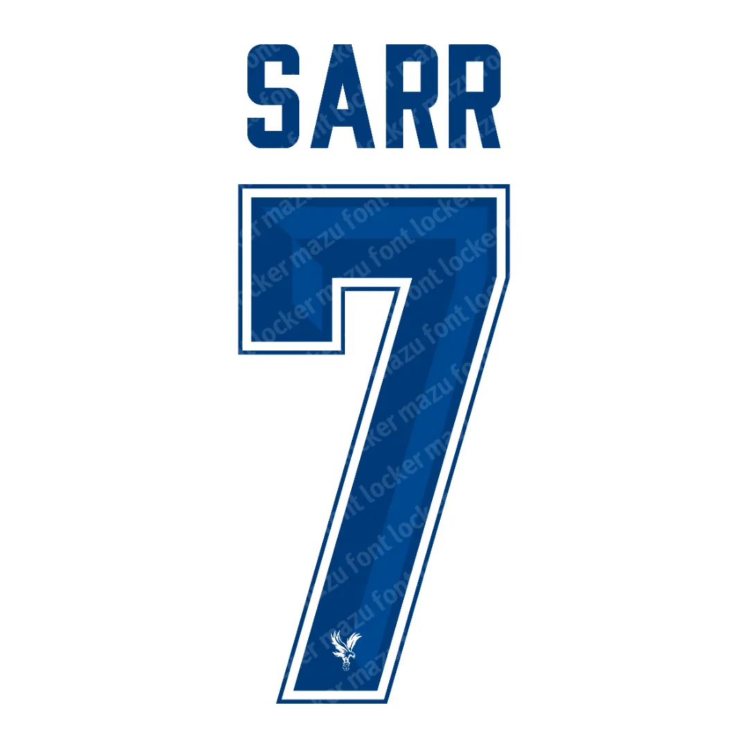 Crystal Palace 2026-2027 Font