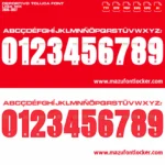 Deportivo Toluca 2026-2027 Font Vector – Epic Diablos Rojos Masterpiece