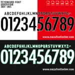 Feyenoord Rotterdam 2024-2025 Font Vector – Stunning De Kuip Champions Masterpiece
