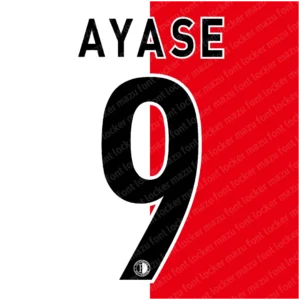 Feyenoord Rotterdam 2024-2025 Font