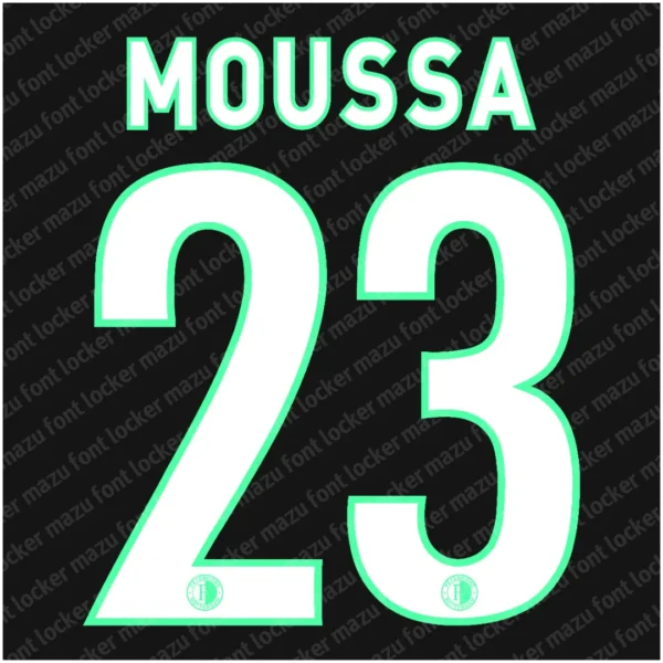 Feyenoord Rotterdam 2024-2025 Font Vector – Stunning De Kuip Champions Masterpiece