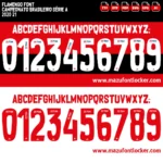 Flamengo 2020-2021 Font Vector – Stunning Mengão Champions Masterpiece