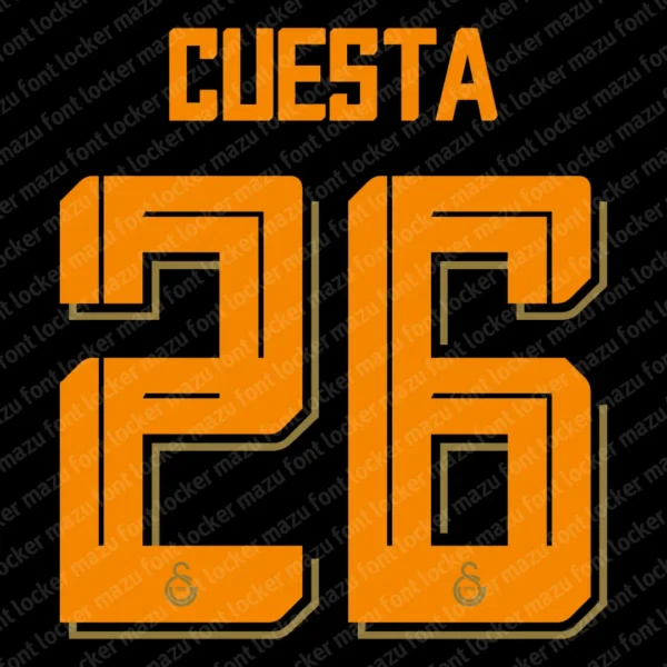 Galatasaray 2026-2027 Font Vector – Stunning Cimbom Champions Glory Masterpiece