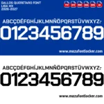 Gallos Querétaro 2026-2027 Font Vector – Epic Gallos Blancos Masterpiece