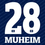 Hamburger SV 2024-2025 Font Vector – Epic Rothosen Legacy Masterpiece