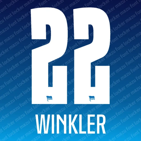 Hertha BSC 2026-2027 Font Vector – Epic Alte Dame Legendary Masterpiece