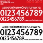 Indonesia 2025 Font Vector – Epic Garuda Pride Masterpiece