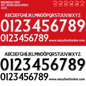 Indonesia 2025 Font Vector – Epic Garuda Pride Masterpiece
