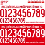 Jordan World Cup 2026 Font Vector – Epic Al-Nashama Masterpiece