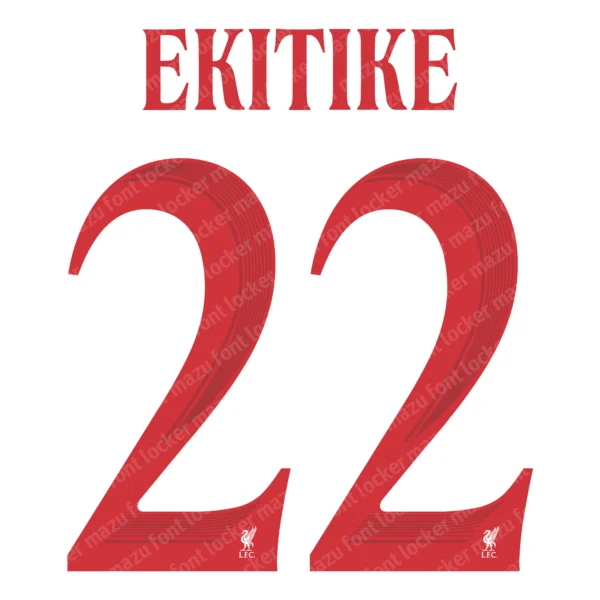Liverpool 2026-2027 Font Vector – Epic Red Anfield Masterpiece