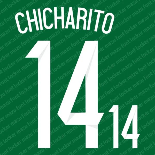 Mexico World Cup 2014 Font Vector – Stunning El Tri Legacy Masterpiece
