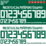 Mexico World Cup 2018 Font Vector – Epic El Tri Mexican Glory Masterpiece