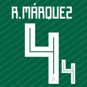 Mexico World Cup 2018 Font