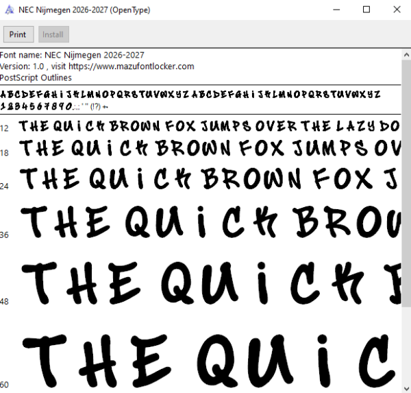 NEC Nijmegen 2026-2027 Font Vector – Stunning Rood-Groenen Masterpiece