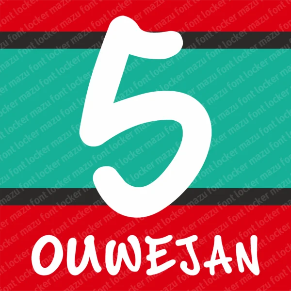 NEC Nijmegen 2026-2027 Font Vector – Stunning Rood-Groenen Masterpiece