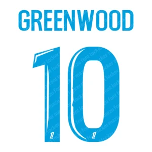 Olympique Marseille Ligue 1 2024-2025 Font