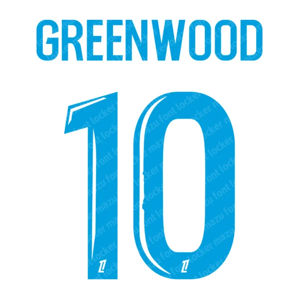 Olympique Marseille Ligue 1 2024-2025 Font Vector – Stunning Phocéens Masterpiece