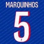 PSG Ligue 1 2026-2027 Font Vector – Stunning Parisian Champions Masterpiece