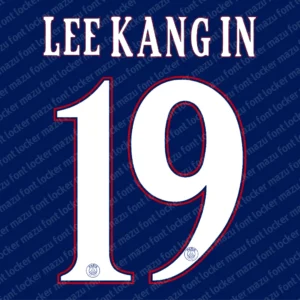PSG UCL 2022-2023 Font