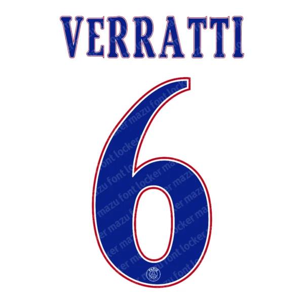 PSG UCL 2022-2023 Font Vector – Epic Les Rouge et Bleu Parisian Glory Masterpiece