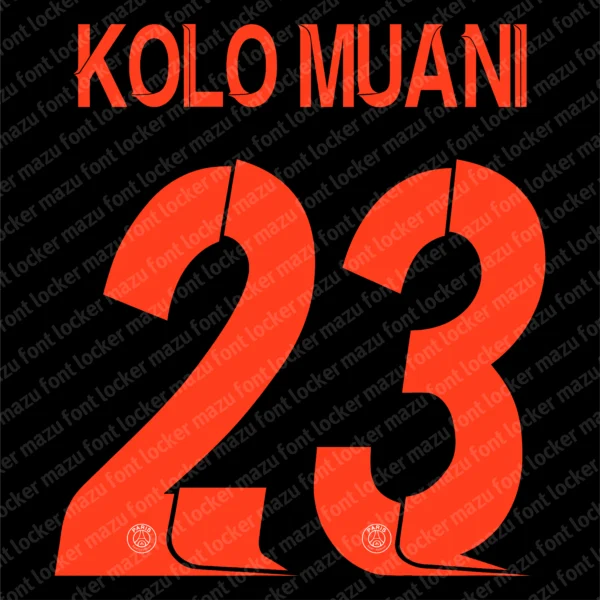 PSG UCL 2023-2024 Font Vector – Epic Parisian Masterpiece