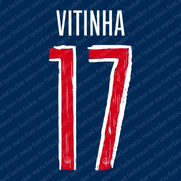 PSG UCL 2024-2025 Font Vector – Stunning Parisian Champions Masterpiece