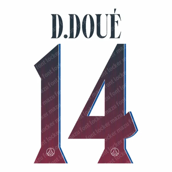 PSG UCL 2026-2027 Font Vector – Ultimate Paris Glory Masterpiece