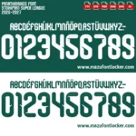 Panathinaikos 2026-2027 Font Vector – Epic Greens Shamrock Masterpiece