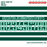 Santos Laguna 2026-2027 Font Vector – Epic Guerreros Masterpiece