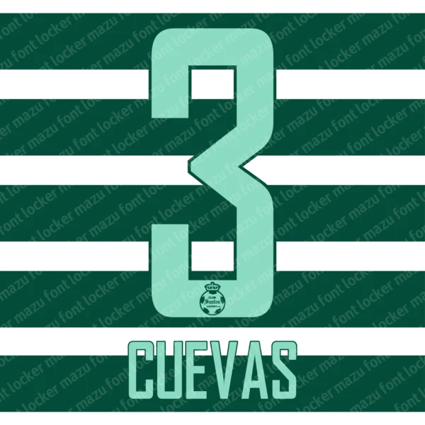 Santos Laguna 2026-2027 Font Vector – Epic Guerreros Masterpiece