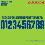 Schalke 04 2026-2027 Font Vector – Epic Königsblauen Blue Masterpiece