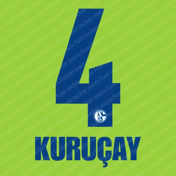 Schalke 04 2026-2027 Font Vector – Epic Königsblauen Blue Masterpiece