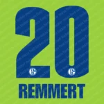 Schalke 04 2026-2027 Font Vector – Epic Königsblauen Blue Masterpiece