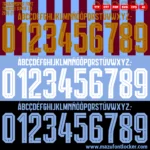 Trabzonspor 2026-2027 Font Vector – Epic Bordo-Mavi Masterpiece