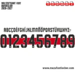 VfB Stuttgart 2026-2027 Font Vector – Stunning Swabian Giants Masterpiece