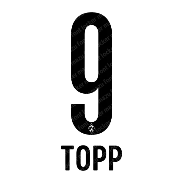 Werder Bremen 2026-2027 Font Vector – Stunning Green-White Legacy Typeface