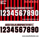 AC Milan 1998-2000 Font Vector – Stunning Legendary Rossoneri