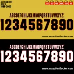 AC Milan 1998-2000 Font Vector – Stunning Legendary Rossoneri