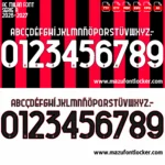 AC Milan 2026-2027 Font Vector – Unstoppable Legendary Rossoneri Champion