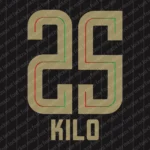ADO Den Haag 2026-2027 Font Vector – Stunning Ooievaars Masterpiece
