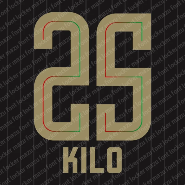 ADO Den Haag 2026-2027 Font Vector – Stunning Ooievaars Masterpiece