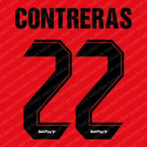 America de Cali 2023-2025 Font
