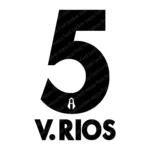 Atlas F.C. 2026-2027 Font Vector – Fierce Rojinegros Mexican Masterpiece