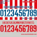 Atletico Madrid 2014-2015 Font Vector – Epic Rojiblancos Masterpiece
