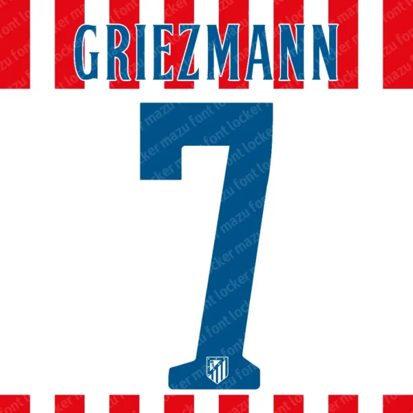 Atletico Madrid 2014-2015 Font Vector – Epic Rojiblancos Masterpiece