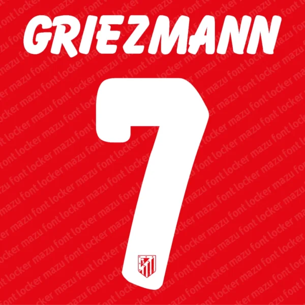 Atletico Madrid 2015-2016 Font Vector – Epic Rojiblanco Masterpiece